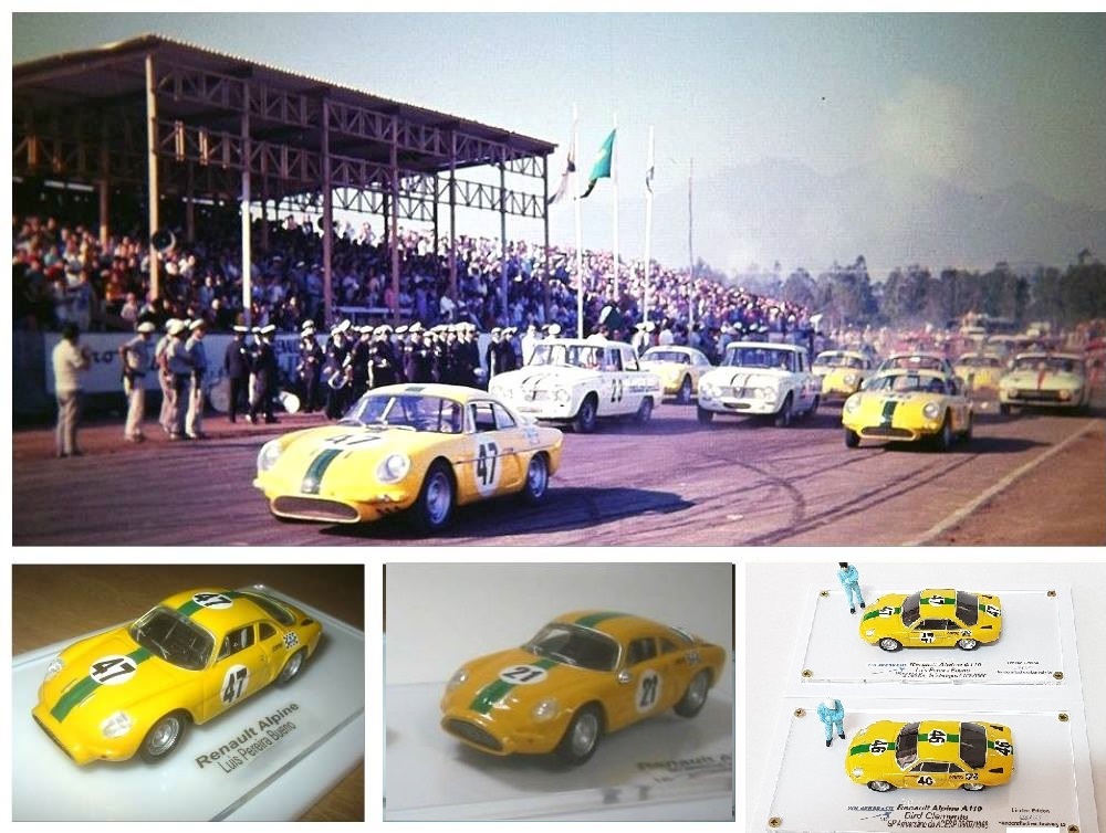 EQUIPE WILLYS RENAULT ALPINE A110 BIRD PACE FITTIPALDI BUENO